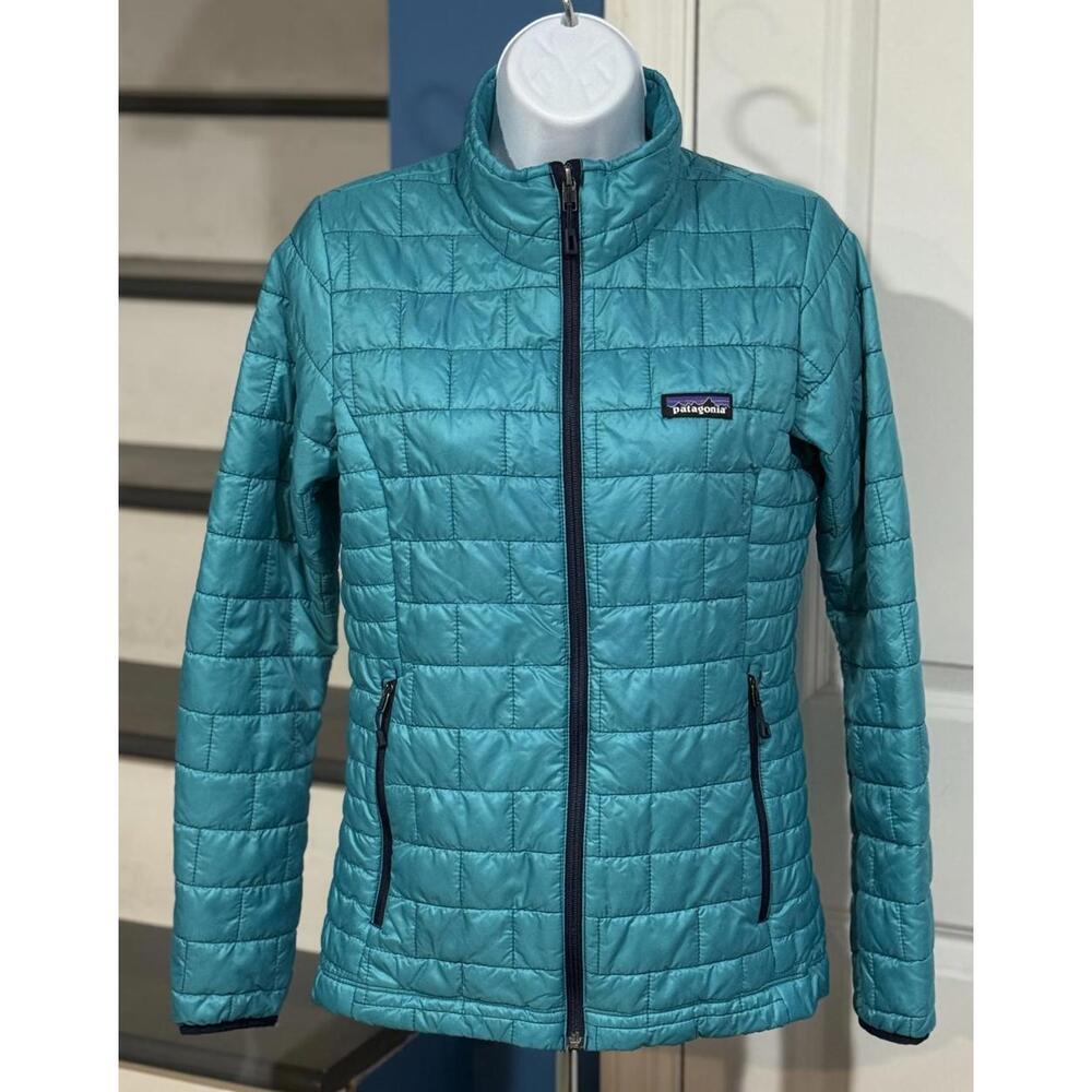 Women's Extra Small (XS) Patagonia Nano Puff Full Zip Insulated Iggy Blue Jacket